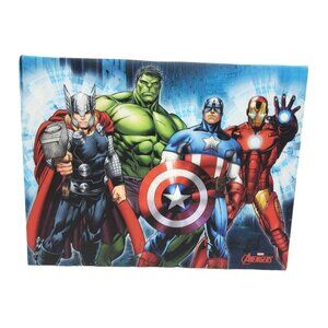 artissimo marvel avengers 6.5"W x 8.5"H canvas art wall decor